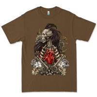 Cacao floral skeleton Premium Tee - RanaPortraitStore