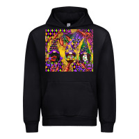 Black mardi gras gnome Urban Hoodie - CowGirlArtShop
