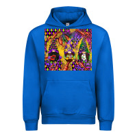 Cobalt mardi gras gnome Urban Hoodie - CowGirlArtShop