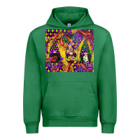 Emerald mardi gras gnome Urban Hoodie - CowGirlArtShop
