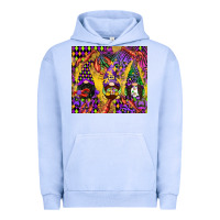 Pigment Grape Ice mardi gras gnome Urban Hoodie - CowGirlArtShop