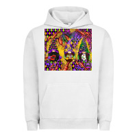 Pigment Lunar Rock mardi gras gnome Urban Hoodie - CowGirlArtShop