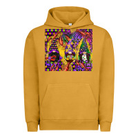 Pigment Peanut Butter mardi gras gnome Urban Hoodie - CowGirlArtShop