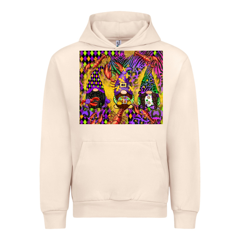 Mardi Gras Gnome Urban Hoodie by CowGirlArtShop | Teevron