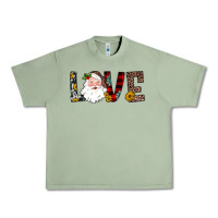 Oil Green love santa Urban Heavy Tee - JahusDesignShop