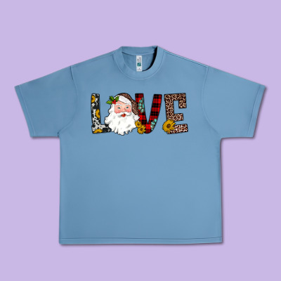 Love Santa Urban Heavy Tee Designed By Jahusdesignshop
