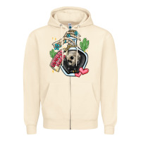 Sandshell cowboy tears Zipper Hoodie - MaliasSmallBusiness