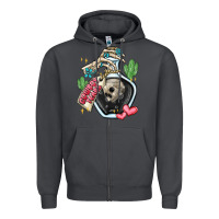 Smoke cowboy tears Zipper Hoodie - MaliasSmallBusiness