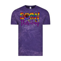 Cloud Purple born this way Vintage Tee - JahusDesignShop