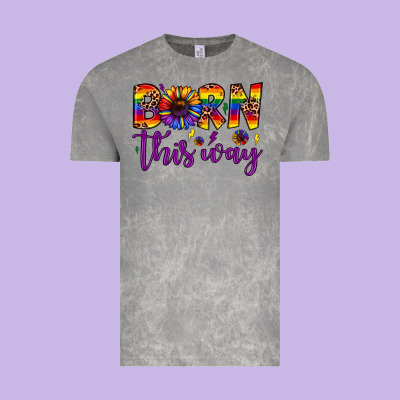 Born This Way Vintage Tee Designed By Jahusdesignshop