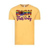 Vintage Mustard born this way Vintage Tee - JahusDesignShop