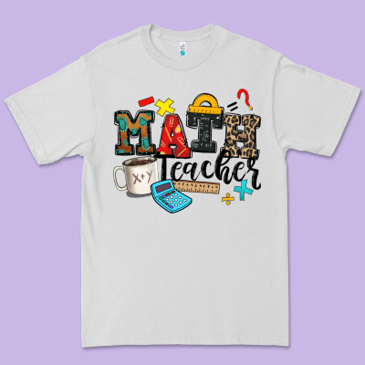 Math Teacher Premium Tee Designed By Zillion Design Studio
