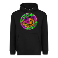 Black halloween round earrings Heavyweight Hoodie - BundleAndBundleShop