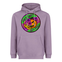 Lavender halloween round earrings Heavyweight Hoodie - BundleAndBundleShop
