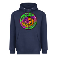 Navy halloween round earrings Heavyweight Hoodie - BundleAndBundleShop
