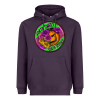 Plum halloween round earrings Heavyweight Hoodie - BundleAndBundleShop