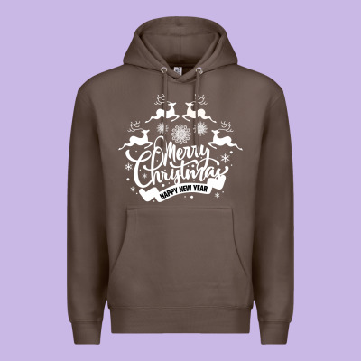 Merry Christmas Happy New Year Premium Hoodie Designed By Bettercallsaul