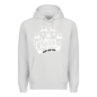 Dove Grey Merry Christmas Happy New Year Premium Hoodie - Bettercallsaul