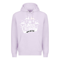 Lilac Merry Christmas Happy New Year Premium Hoodie - Bettercallsaul