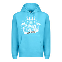 Ocean Blue Merry Christmas Happy New Year Premium Hoodie - Bettercallsaul