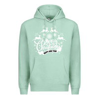 Seafoam Merry Christmas Happy New Year Premium Hoodie - Bettercallsaul