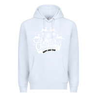 White Merry Christmas Happy New Year Premium Hoodie - Bettercallsaul