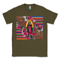 Army Green our lady of guadalupe serape background tumbler Classic Tee - Artiststas