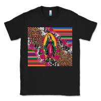 Black our lady of guadalupe serape background tumbler Classic Tee - Artiststas