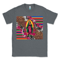 Charcoal Heather our lady of guadalupe serape background tumbler Classic Tee - Artiststas