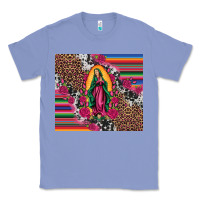 Colony Blue our lady of guadalupe serape background tumbler Classic Tee - Artiststas