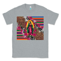 Heather Grey our lady of guadalupe serape background tumbler Classic Tee - Artiststas