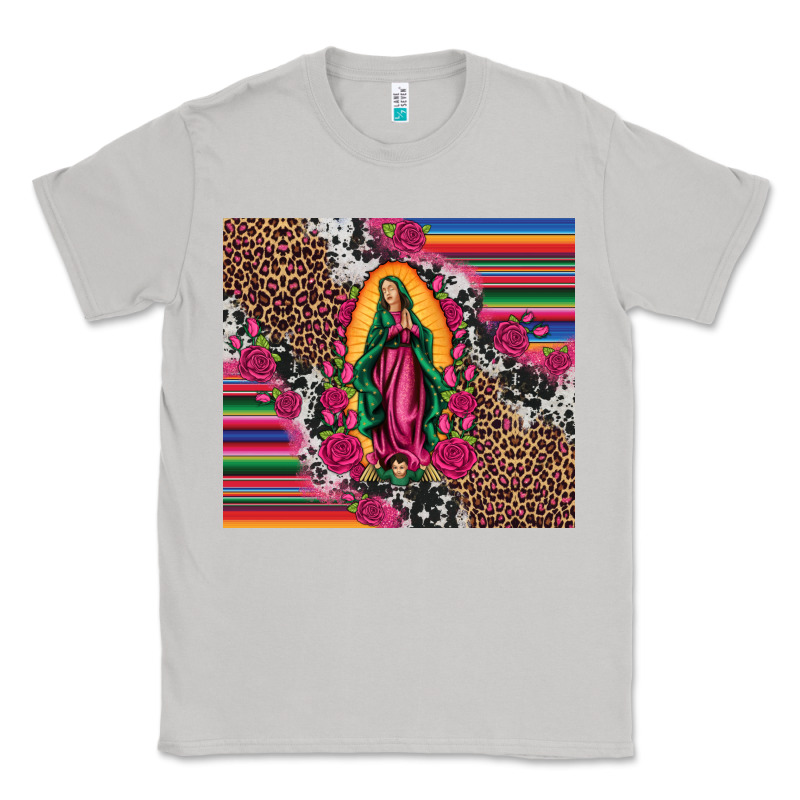 Our Lady Of Guadalupe Serape Background Tumbler Classic Tee by Artiststas | Teevron