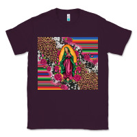 Plum our lady of guadalupe serape background tumbler Classic Tee - Artiststas