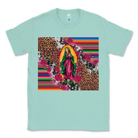 Seafoam our lady of guadalupe serape background tumbler Classic Tee - Artiststas