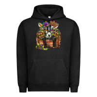 Pigment Black mardi gras goat Urban Hoodie - CowGirlArtShop