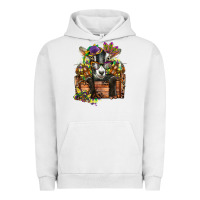 Pigment Lunar Rock mardi gras goat Urban Hoodie - CowGirlArtShop