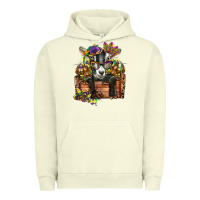 Pigment Pistachio mardi gras goat Urban Hoodie - CowGirlArtShop