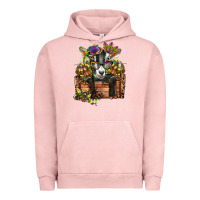 Pigment Salmon mardi gras goat Urban Hoodie - CowGirlArtShop