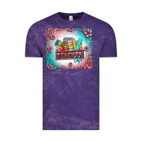Cloud Purple teacher life Vintage Tee - AdoDesignShop