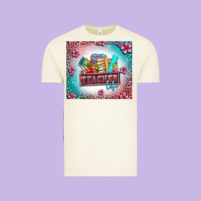 Teacher Life Vintage Tee Designed By Adodesignshop