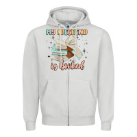 Dove Grey my weekend is booked Zipper Hoodie - MaliasSmallBusiness