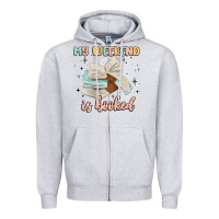 Heather Grey my weekend is booked Zipper Hoodie - MaliasSmallBusiness