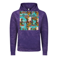 Cloud Purple charolais cow seamless pattern Vintage Hoodie - HRA Design Shop