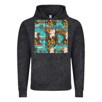Vintage Black charolais cow seamless pattern Vintage Hoodie - HRA Design Shop