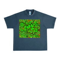 Midnight Navy shamrock bomb Urban Heavy Tee - AdoDesignShop