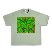 Oil Green shamrock bomb Urban Heavy Tee - AdoDesignShop