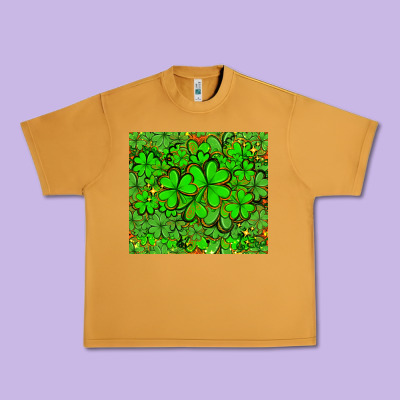 Shamrock Bomb Urban Heavy Tee Designed By Adodesignshop