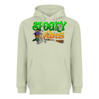 Matcha spooky vibes Heavyweight Hoodie - BundleAndBundleShop