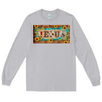 Moon Dust jesus western patterns license plate template Long Sleeve Tee - BarkalooDesign