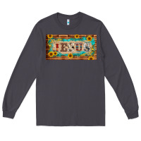 Smoke jesus western patterns license plate template Long Sleeve Tee - BarkalooDesign